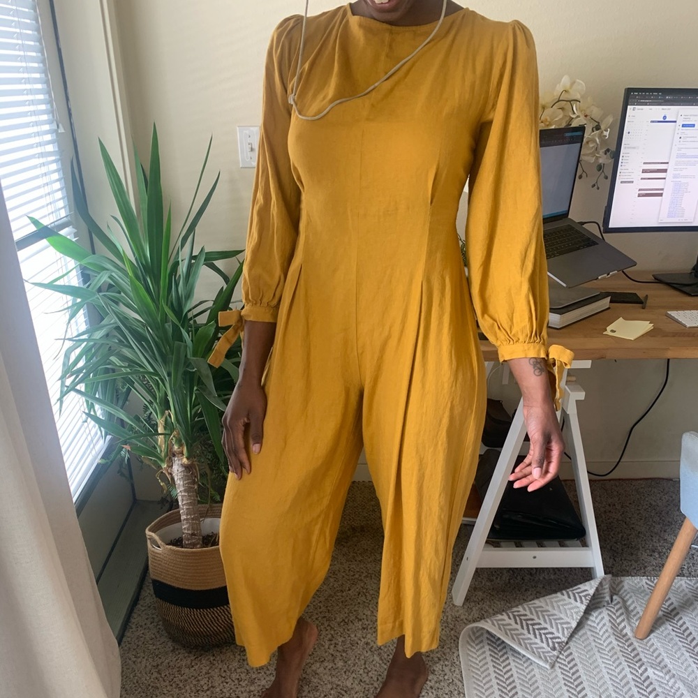 Mustard jumpsuit